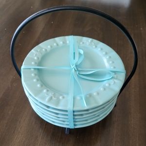 NEW Ceramic Dessert/Appetizer 6 dish set
